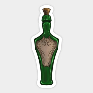 Green Bottle Sticker